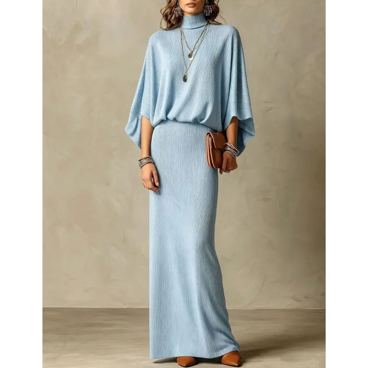 Genevieve Ribbed Knit Skirt Set