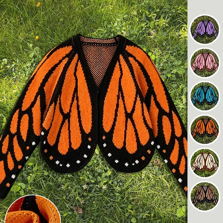 Emery Open Front Butterfly Cardigan