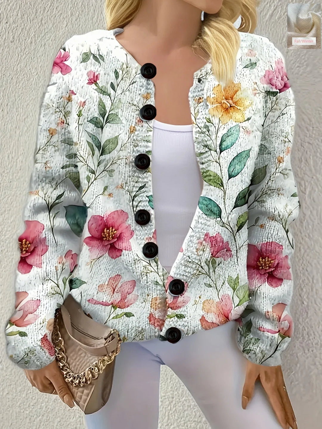 Marielise Button Front Cardigan
