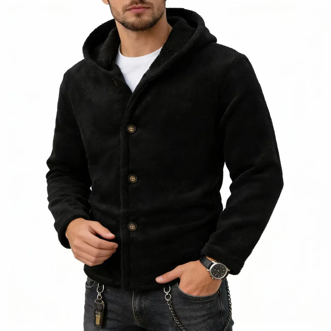 Ambrose Button Front Fleece Jacket