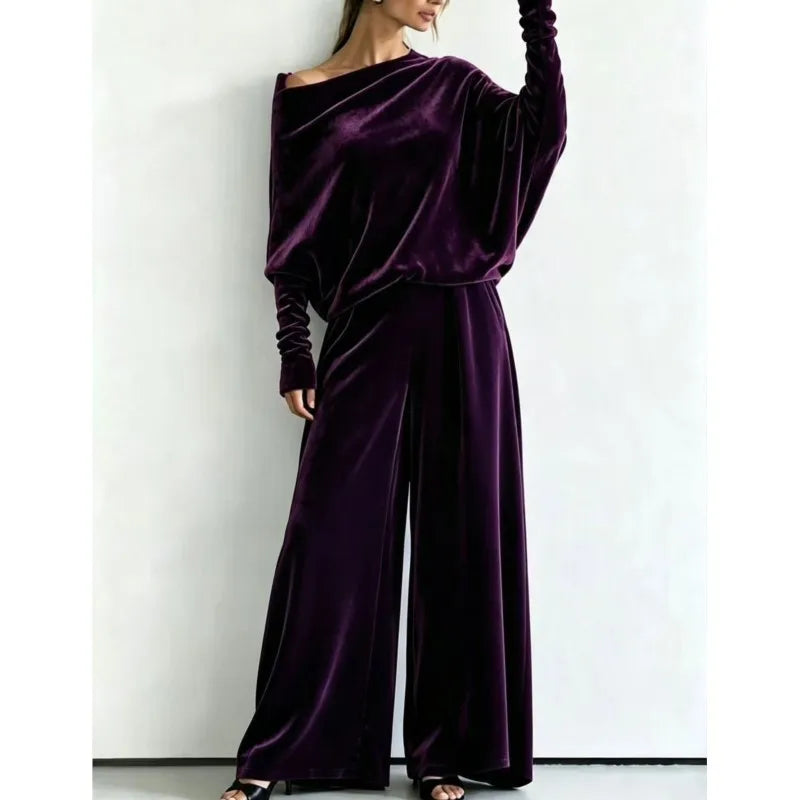 Tavena Off Shoulder Matching Set