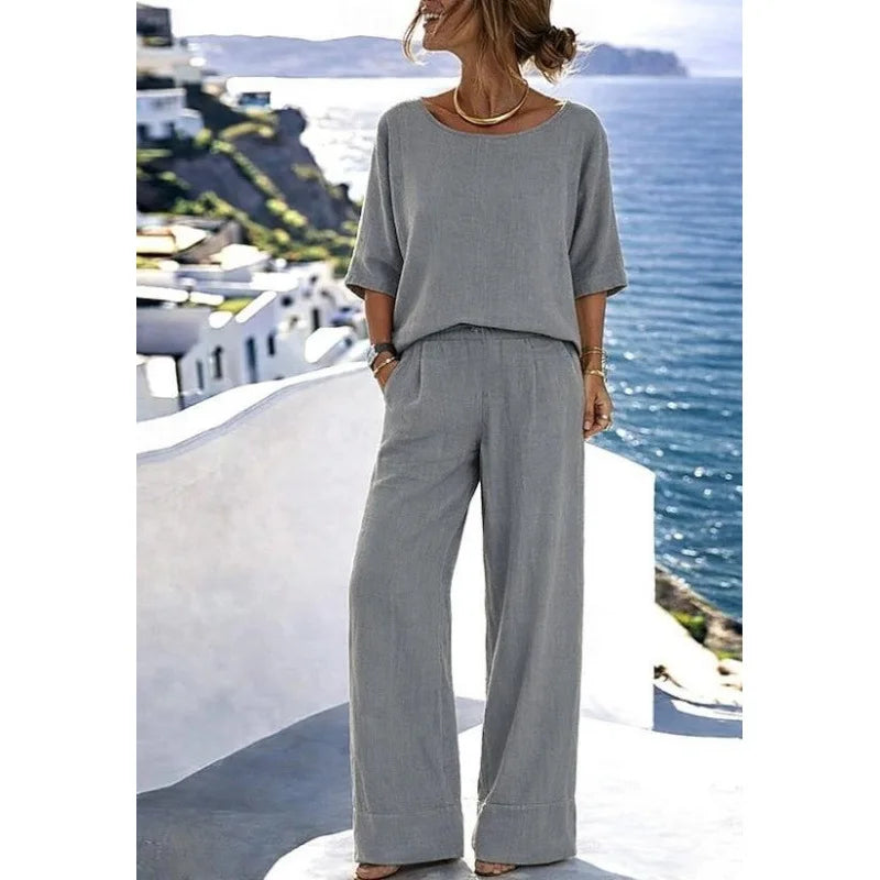 Evalina Summer Vacay Co-Ord Set
