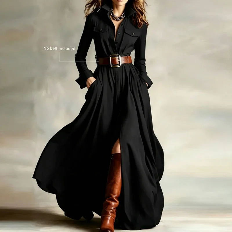 Marlena Button Front Maxi Dress