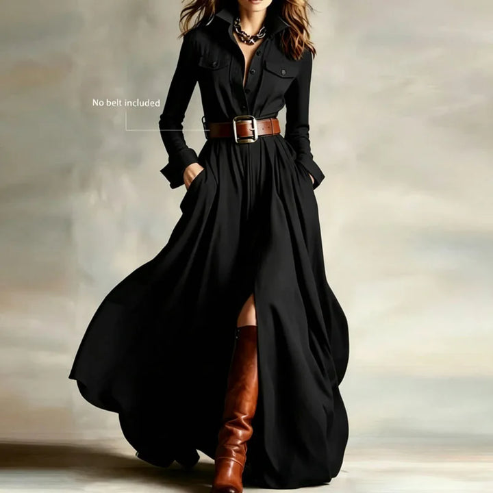 Marlena Button Front Maxi Dress