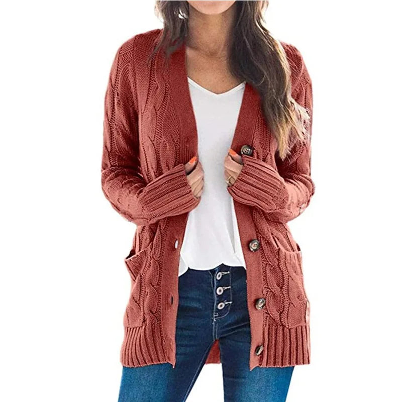 Briallen Cable Knit Cardigan