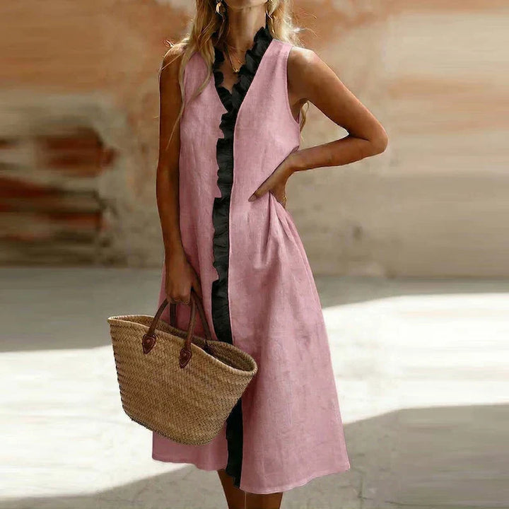 Orelia Sleeveless Casual Dress