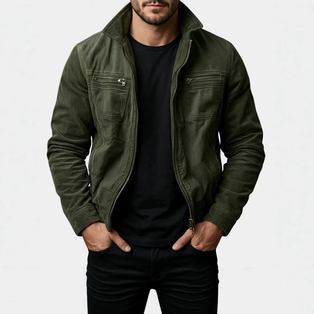 Oberon Corduroy Moto Jacket