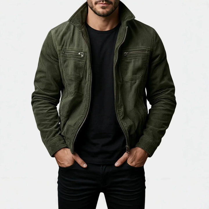 Oberon Corduroy Moto Jacket