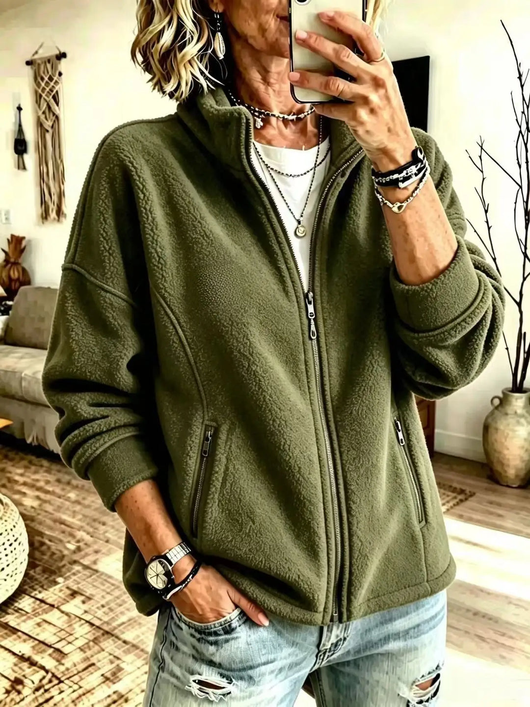 Marisole Fleece Zip Jacket