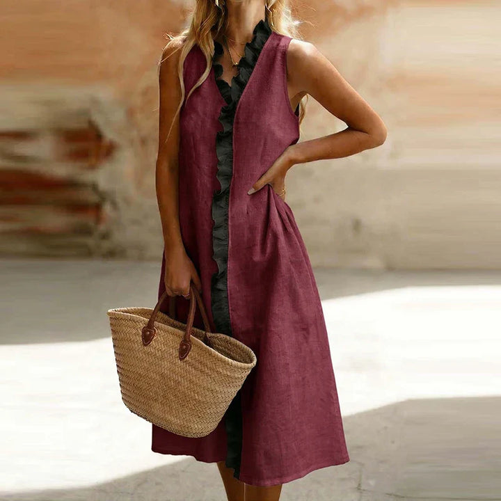 Orelia Sleeveless Casual Dress