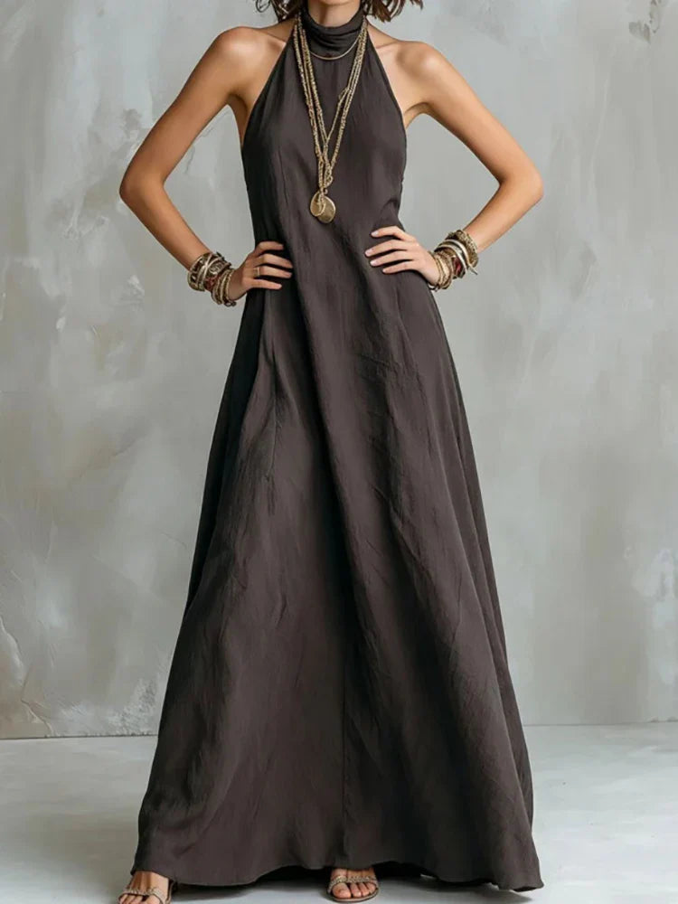 Kathy Halter Flowy Maxi Dress