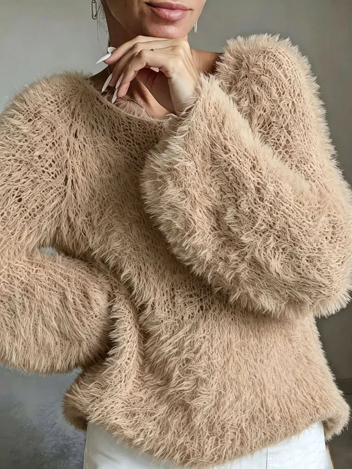 Milena Fuzzy Knit Sweater