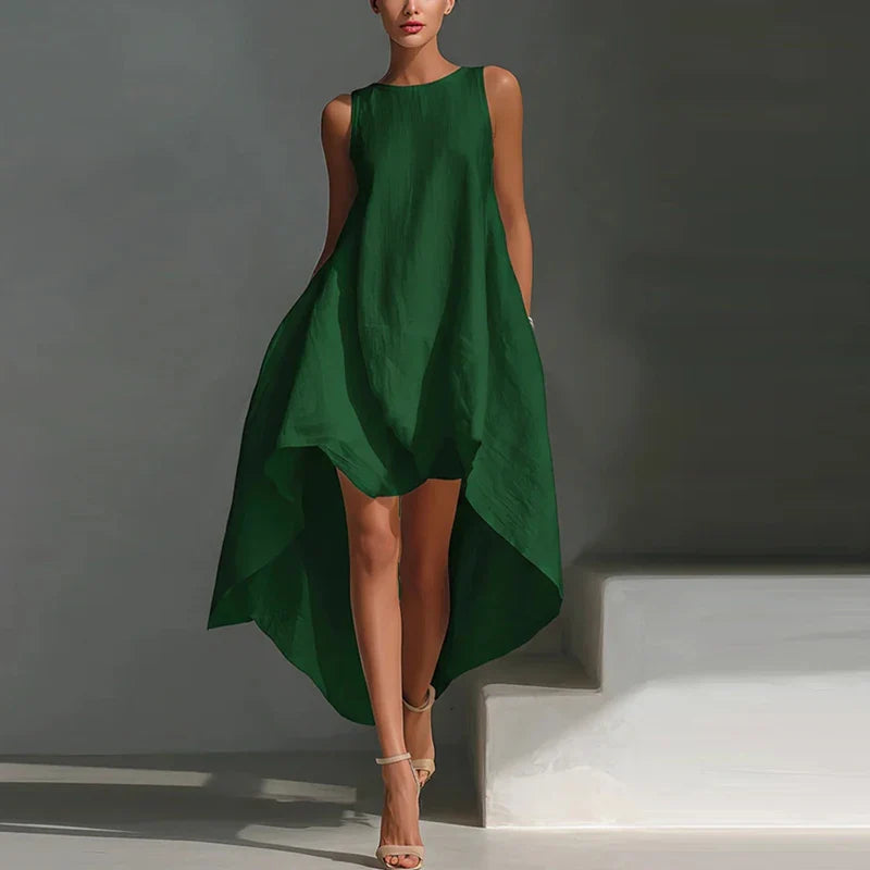 OKaira Flowy High Low Maxi Dress