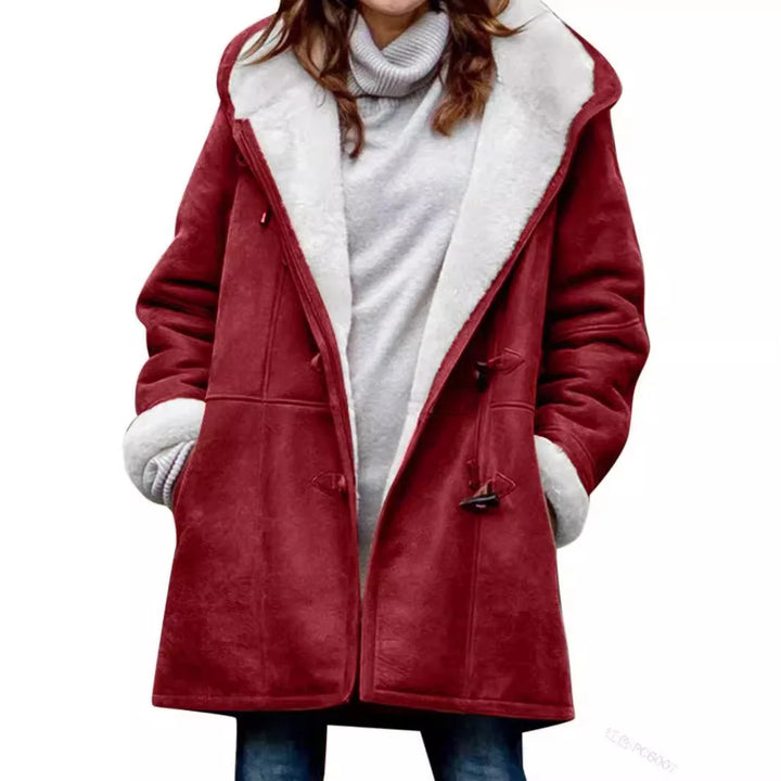 Emmeline Toggle Duffle Shearling Coat