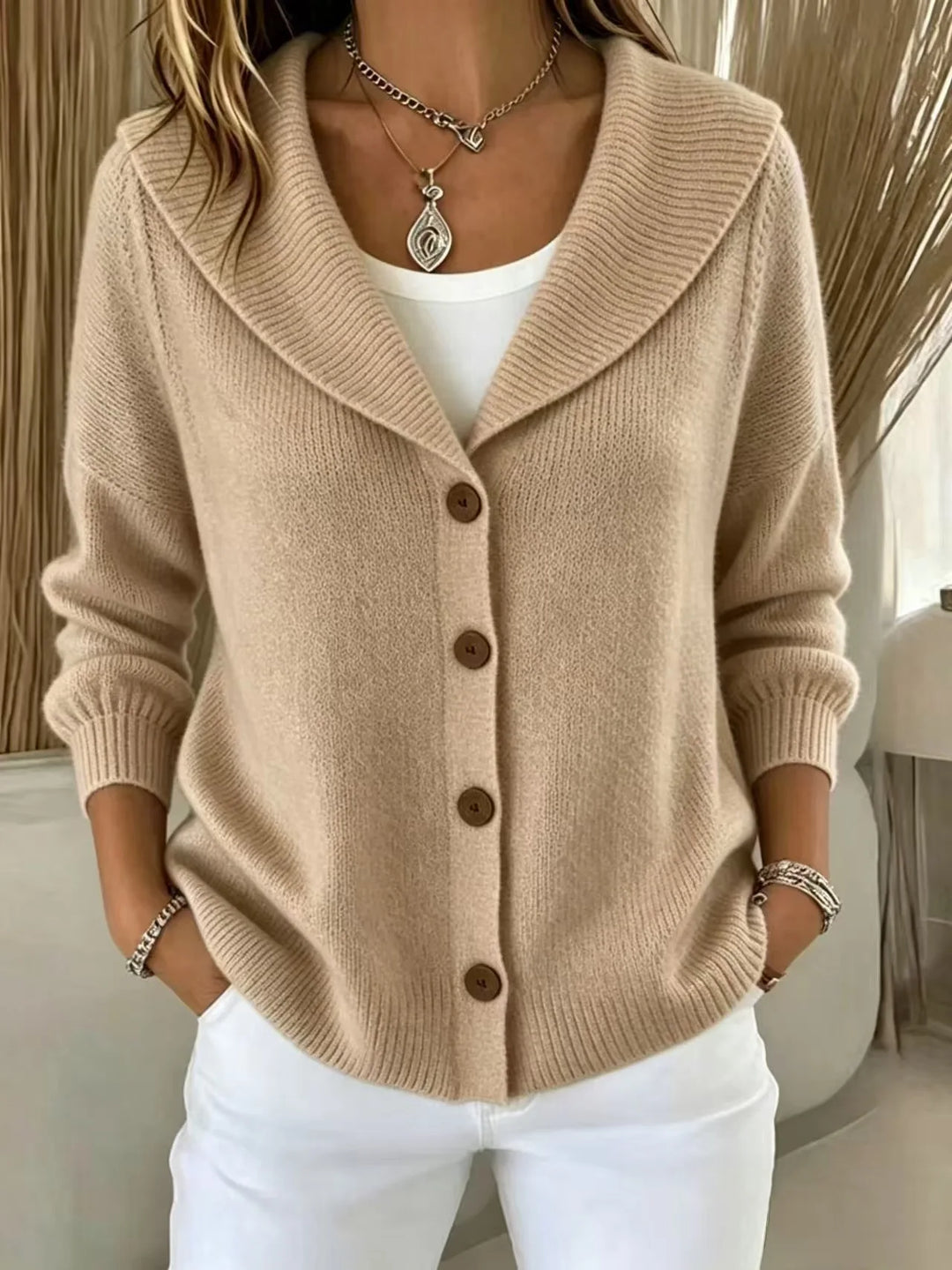 Delphine Shawl Collar Cardigan
