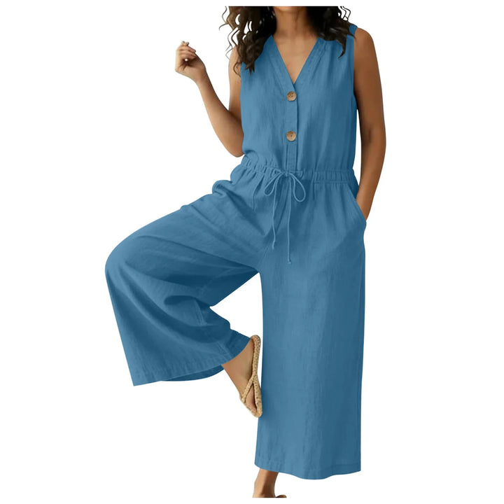 Karina Chic Front Tie Jumpsuit