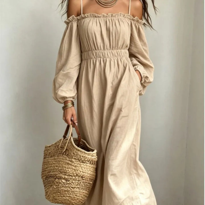 Isadora Off Shoulder Maxi Dress