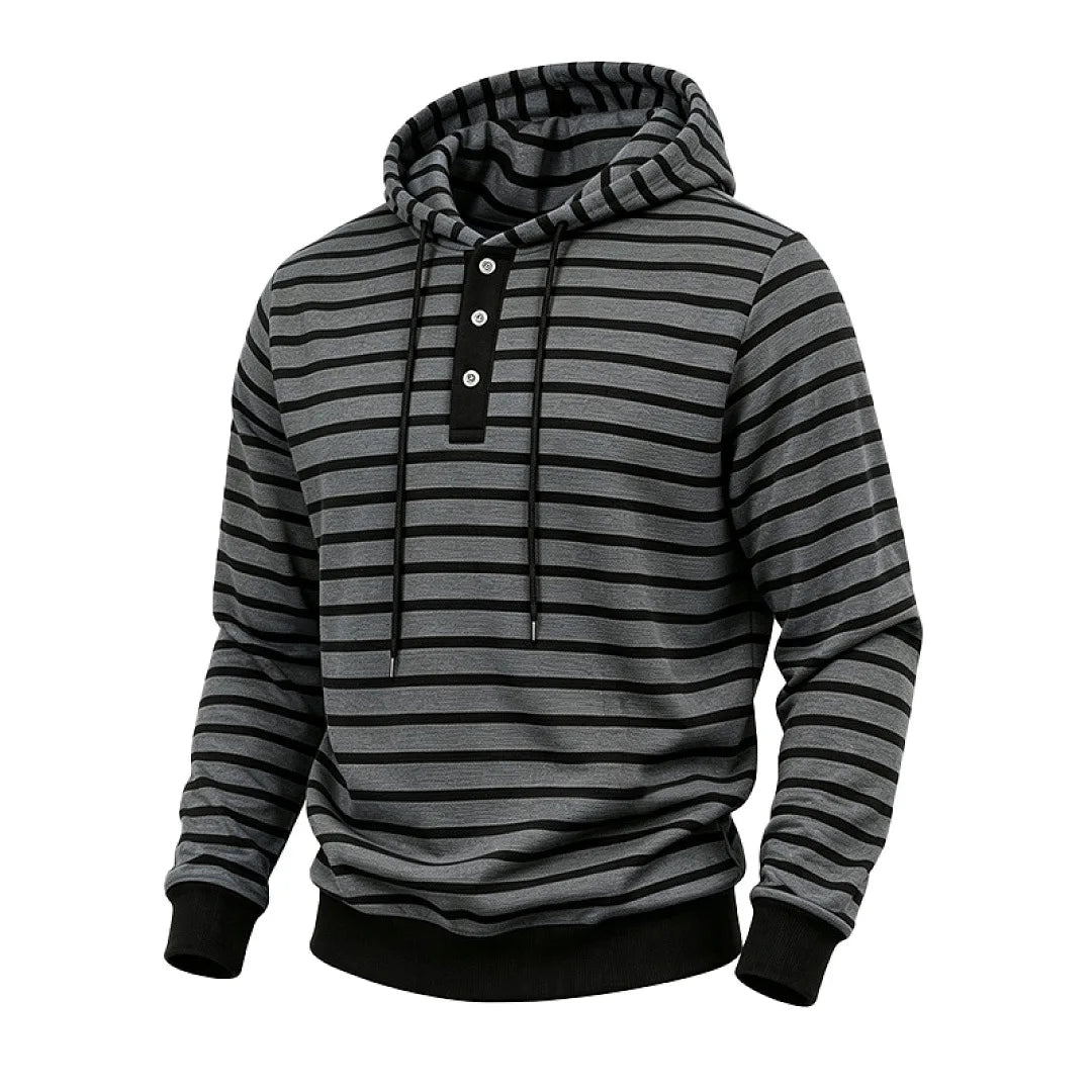 Barlow Button Placket Hoodie