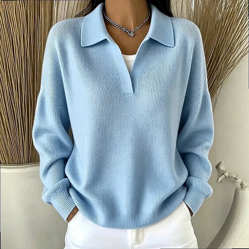 Isadora Ribbed Knit Polo