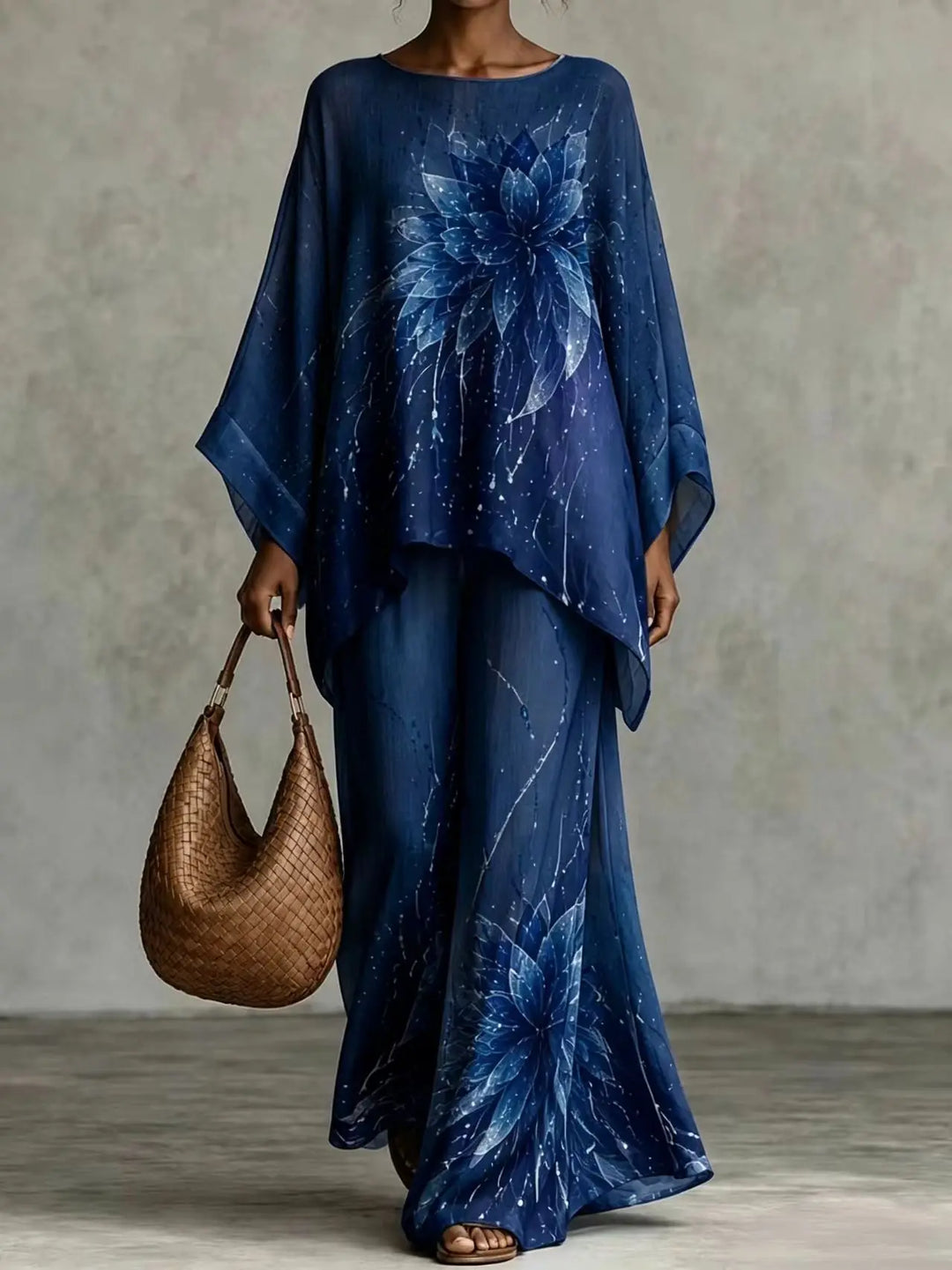 Fenella Printed Loose Two-Piece Set