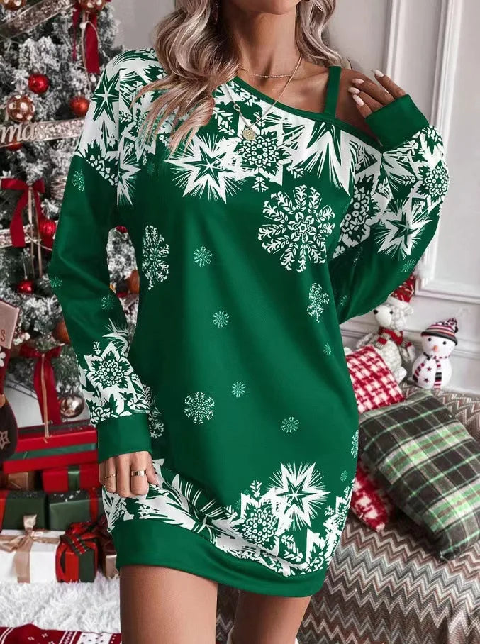 Freya Snowflake Christmas Dress