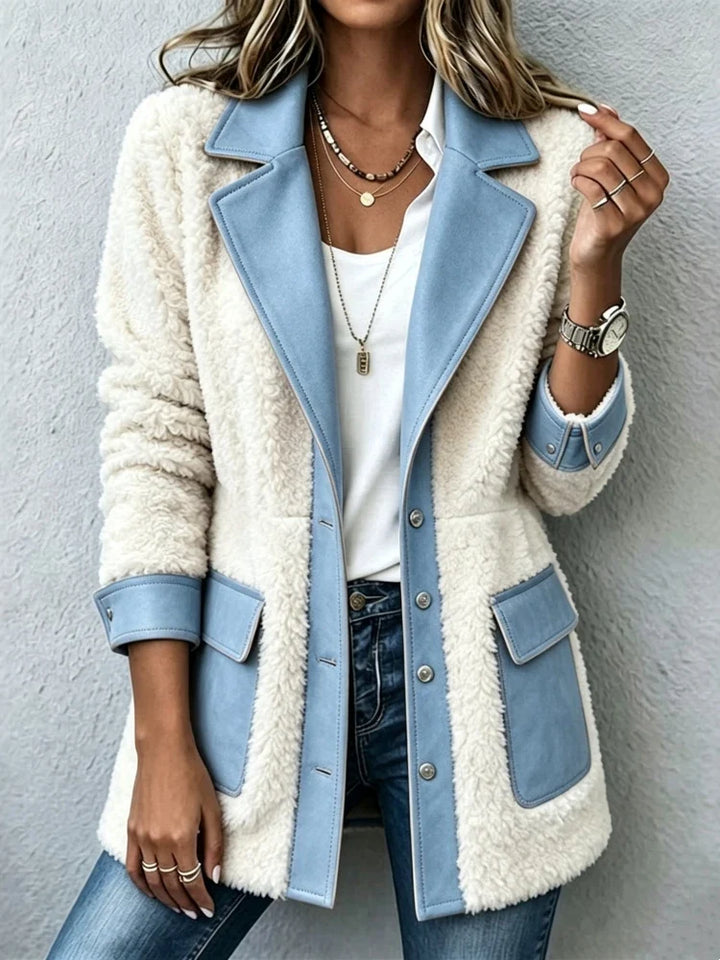Elspeth Faux Suede Shearling Jacket