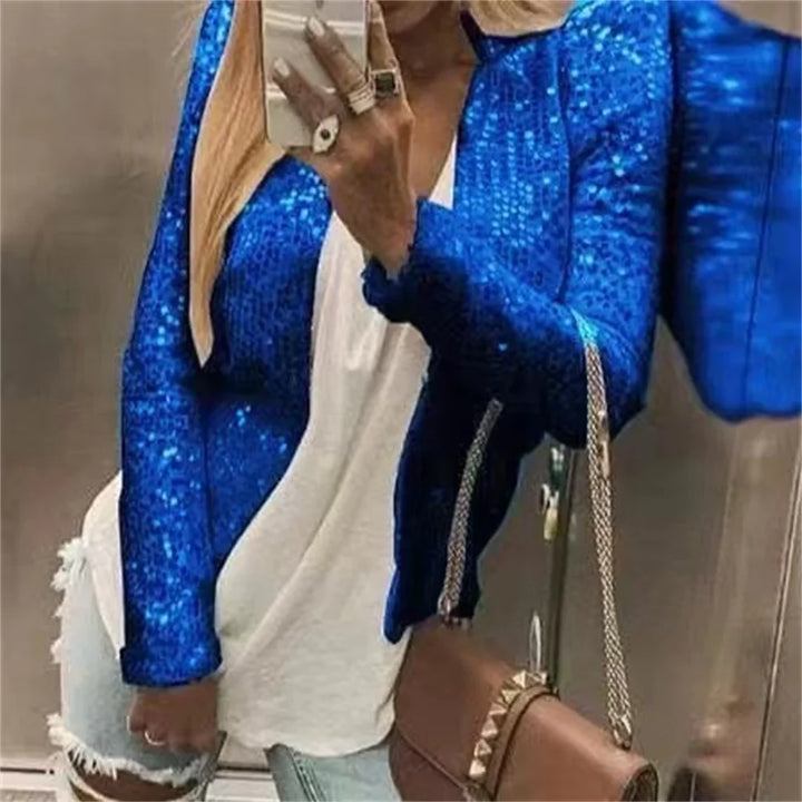 Adalina Sequin Crop Jacket