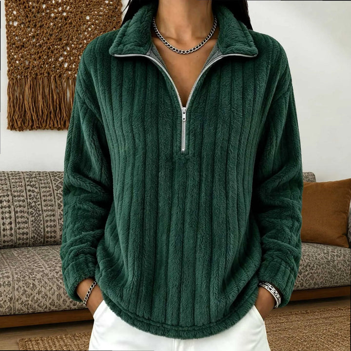 Agathe Quarter Zip Pullover