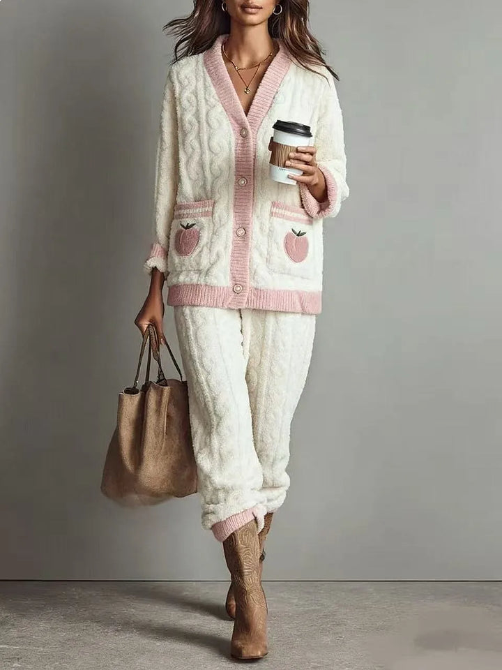Hollis Cable Knit Pajama Set