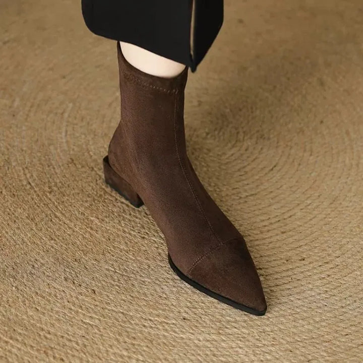 Sylvie Pointed Toe Ankle Boots