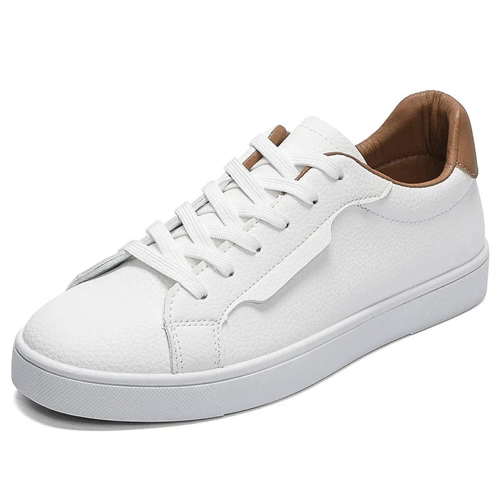 Declan Pebbled Leather Sneakers