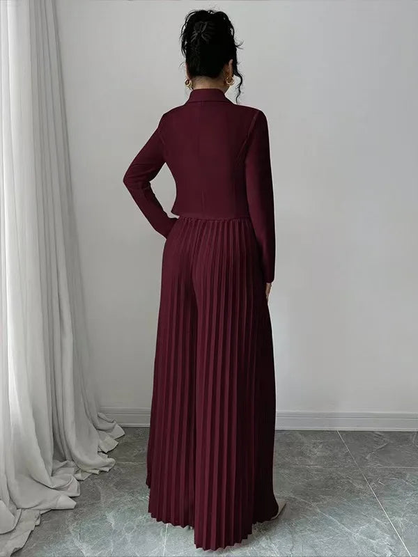 Kinsley Pleated Wide Leg Set