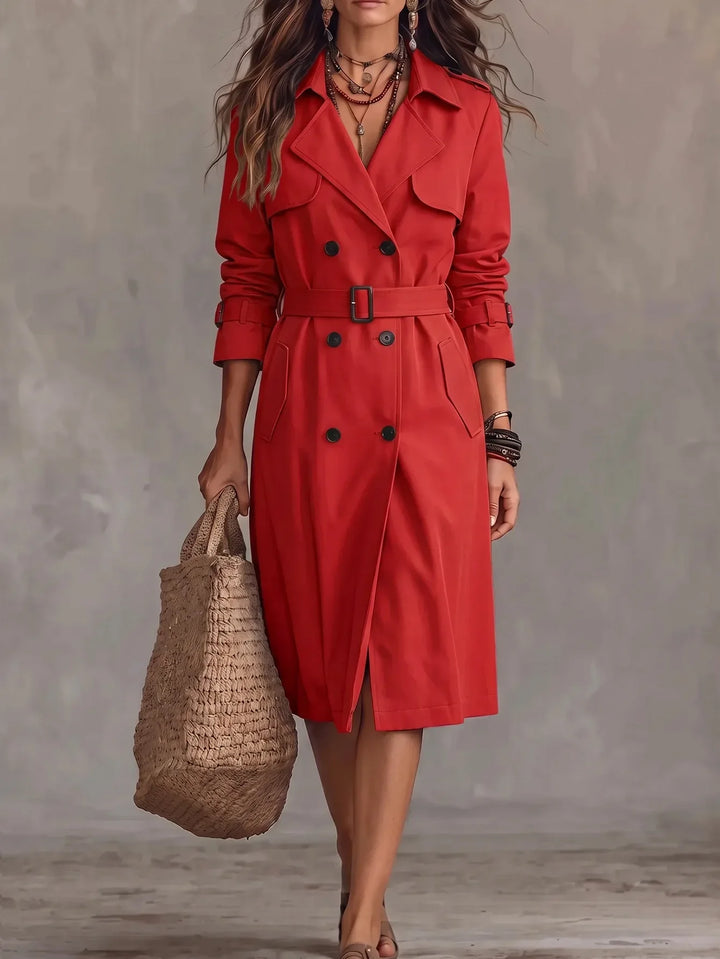 Adeline Double Breasted Trench