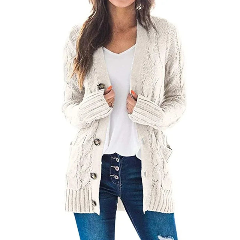 Briallen Cable Knit Cardigan