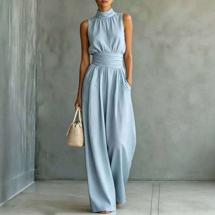Eva Sleeveless Wide Leg Jumpsuit