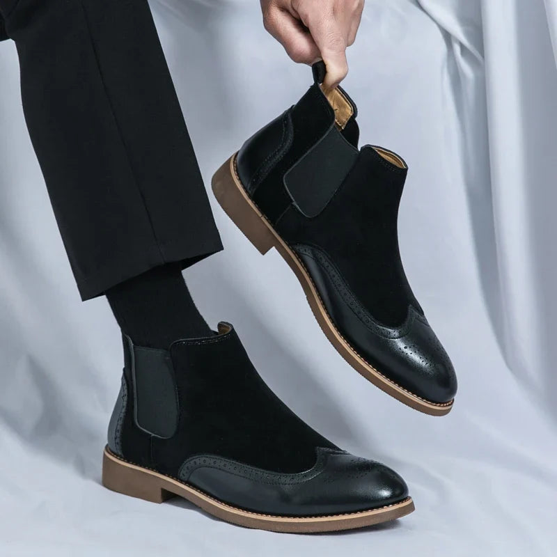 Emory Wingtip Chelsea Boot