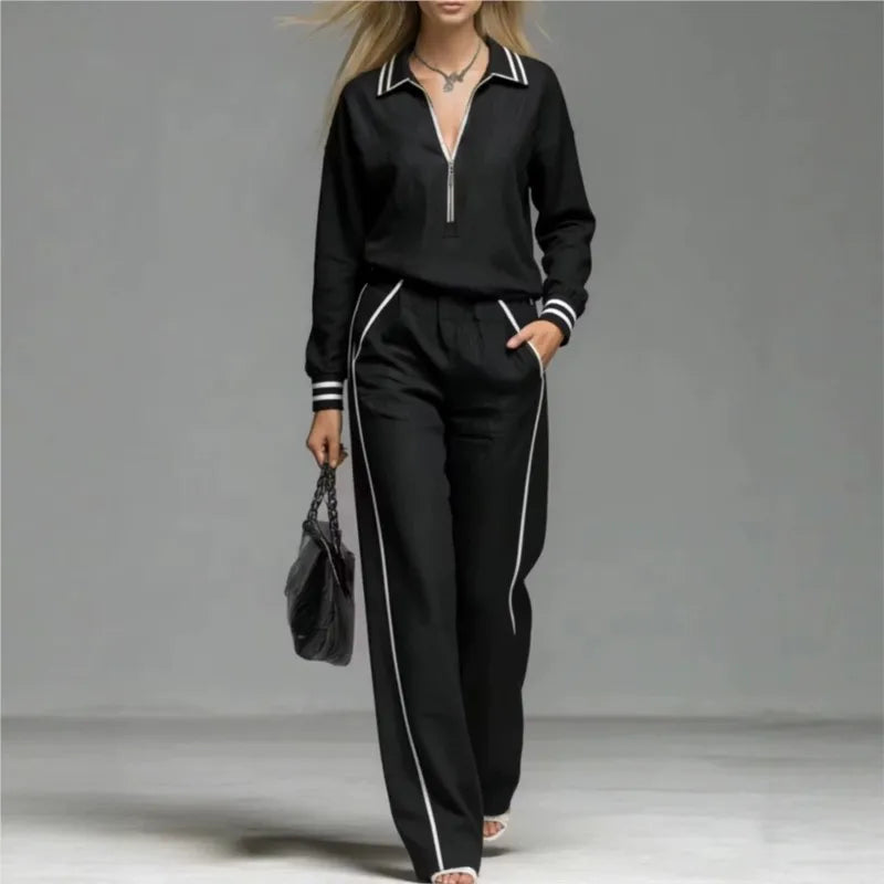 Odette Half Zip Two Piece Set