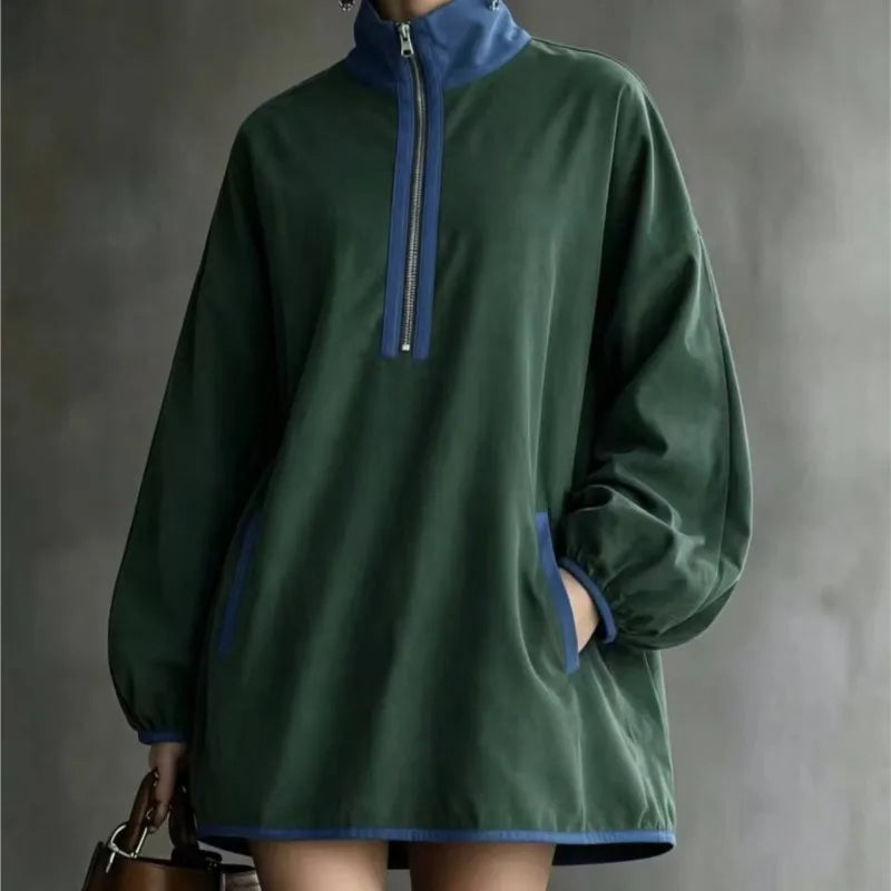 Verity Half Zip Mini Dress