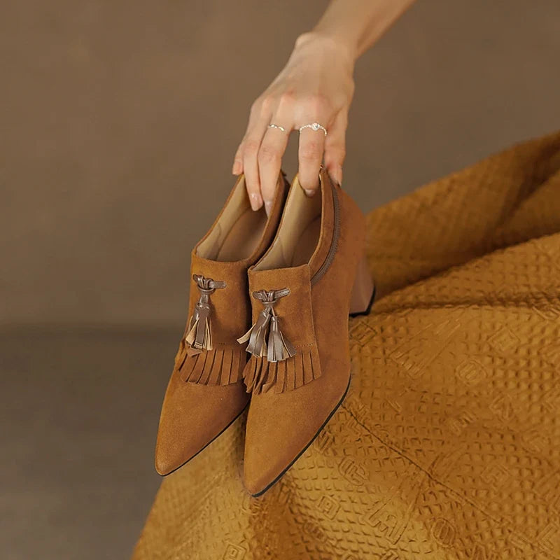 Fernanda Fringe Tassel Pumps