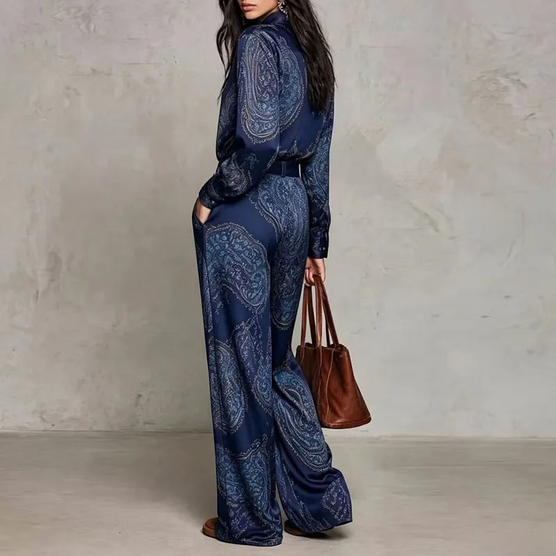 Rosalind Paisley Print Two Piece Set