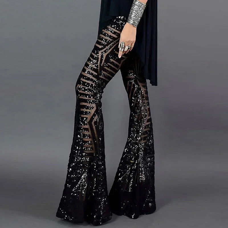 Siloh Sequin Flare Pants