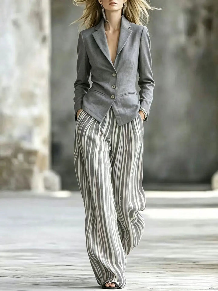 Rosamund Wide Leg Pant Suit