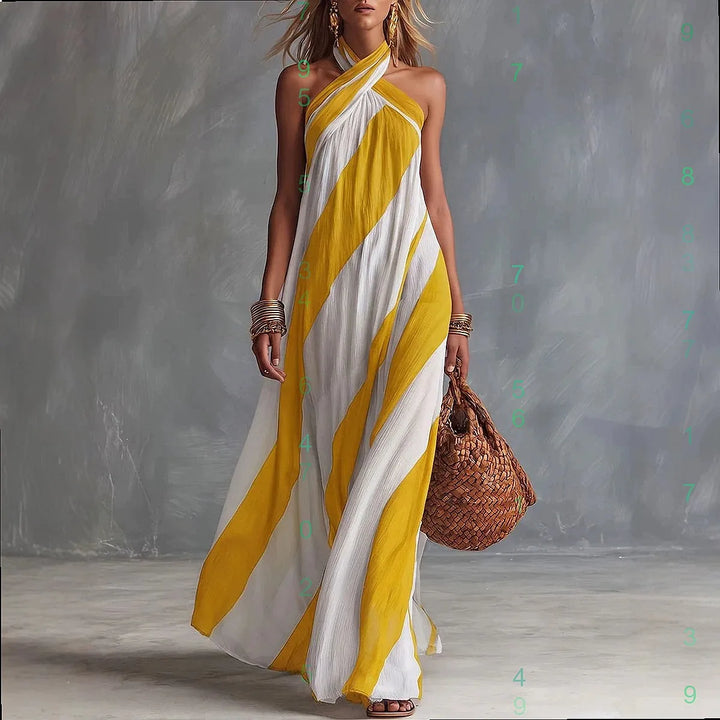 Eulalie Elegant Sleeveless Maxi Dress