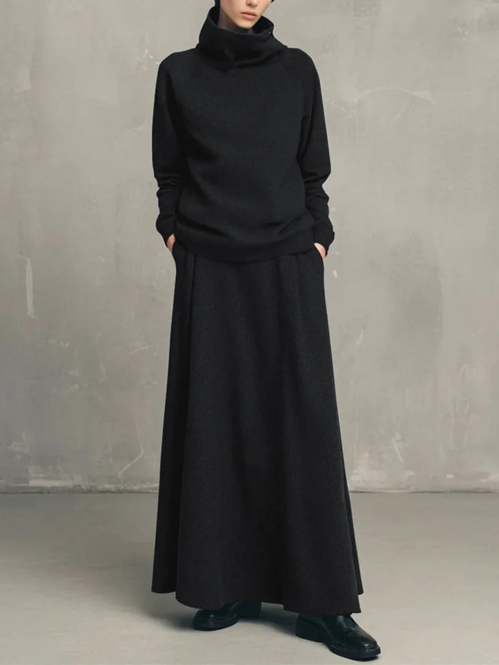 Genoveve Funnel Neck Two Piece Set