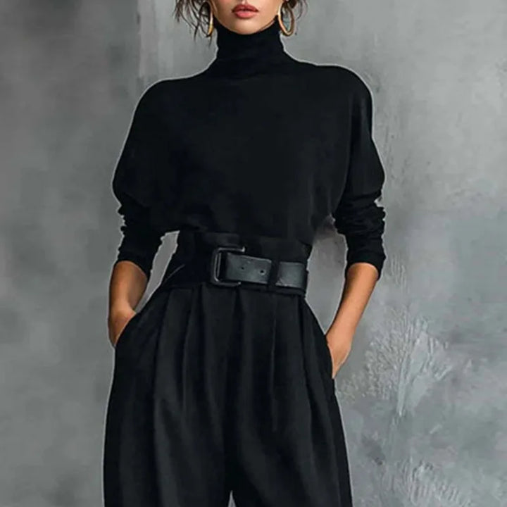 Laurel Elegant Turtleneck Pant Set