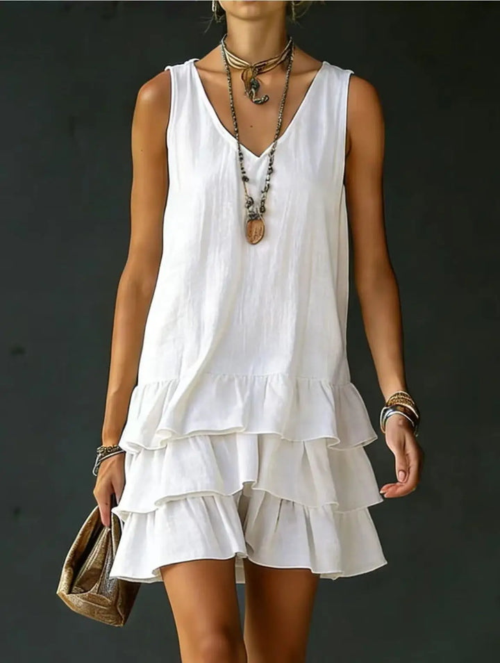 Reese Ruffle Mini Dress