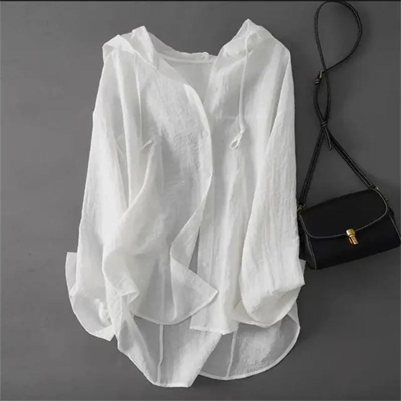 Natalia Hooded Sun Shirt