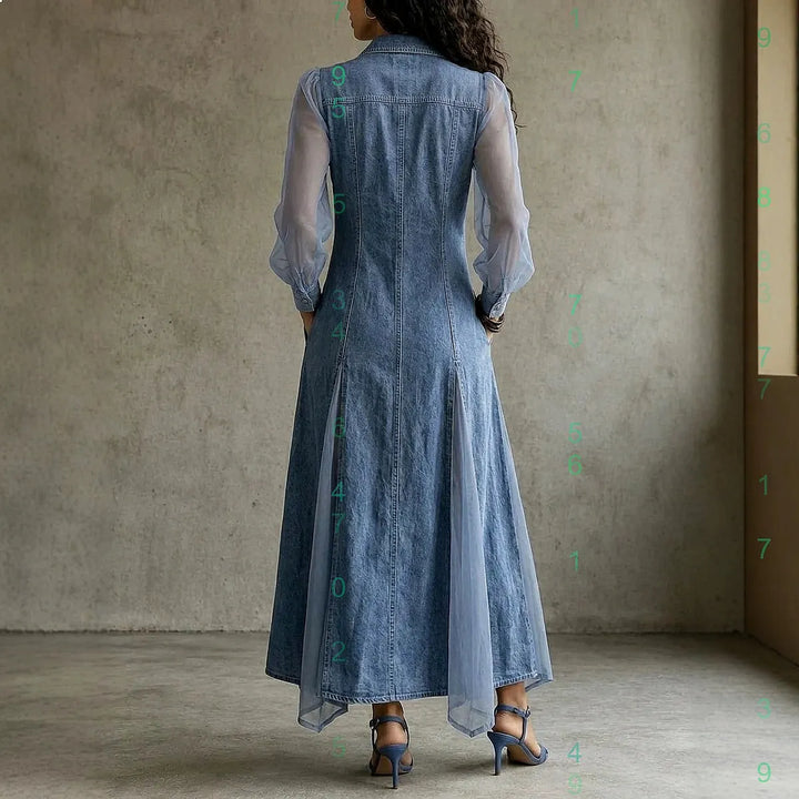 Liorella Chiffon Shirt Maxi Dress