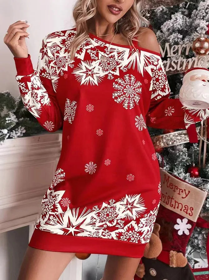 Freya Snowflake Christmas Dress