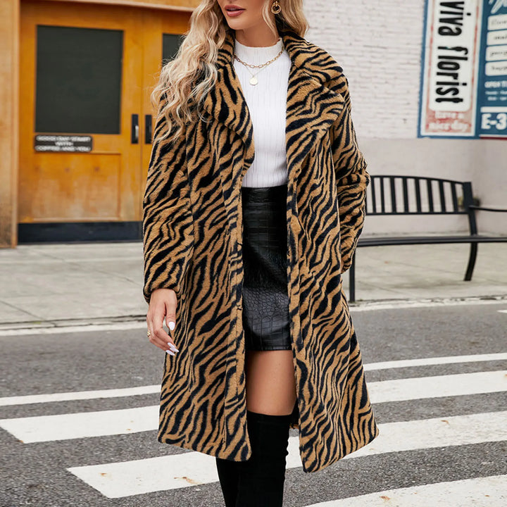 Verena Faux Fur Longline Coat